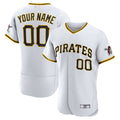Custom White PIT Baseball Shirt Top