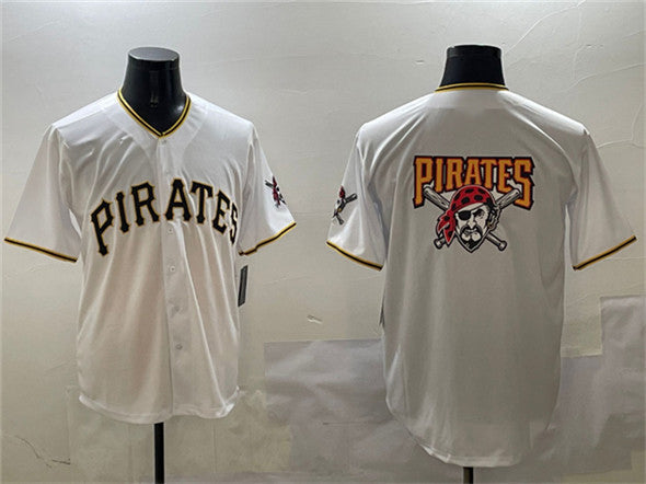 Custom White PIT Baseball Shirt Top