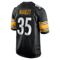 Custom #35 Black PIT Football Shirt Top