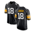 Custom #18 Black PIT Football Shirt Top