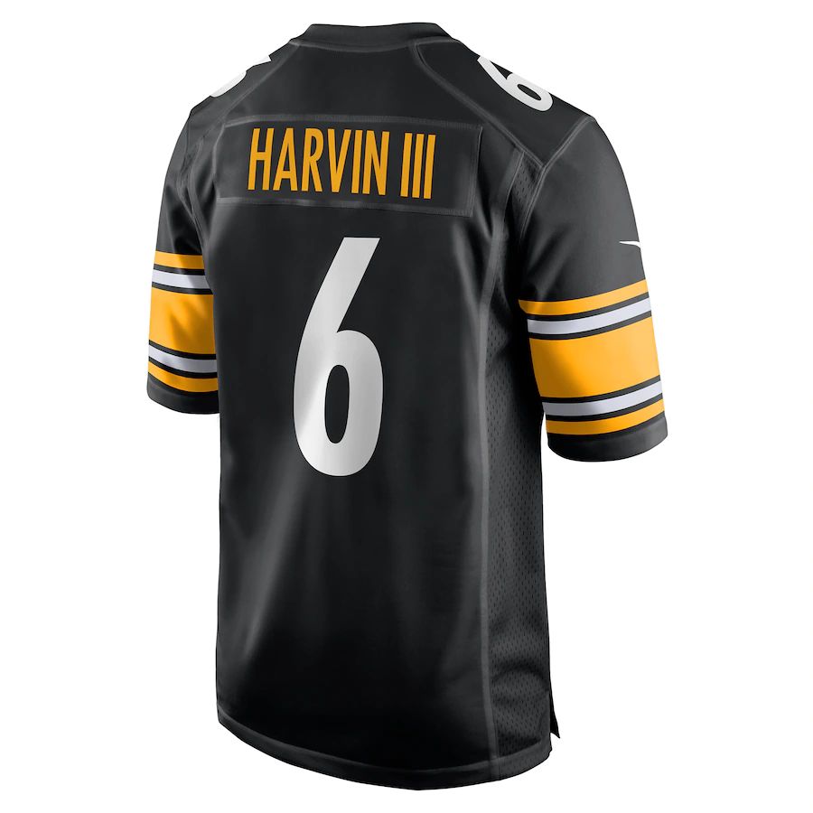 Custom #6 Black PIT Football Shirt Top