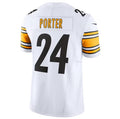 Custom #24 White PIT Football Shirt Top