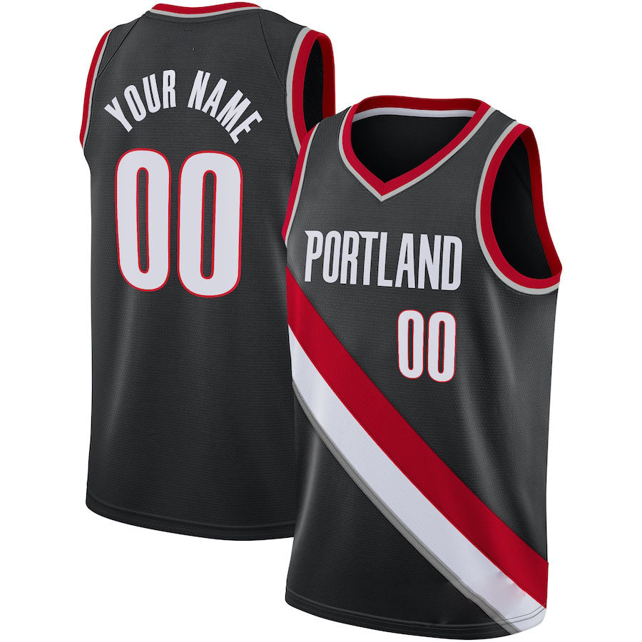 Custom Black POR Basketball Shirt Top