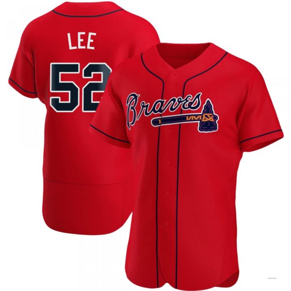 Custom #52 Red ATL Baseball Shirt Top