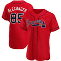 Custom #85 Red ATL Baseball Shirt Top