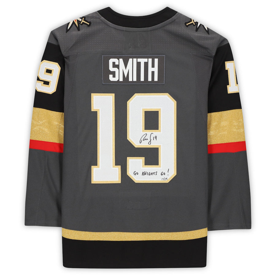 Custom #19 Gray VGK Hockey Shirt Top