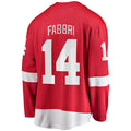Custom #14 Red DET Hockey Shirt Top