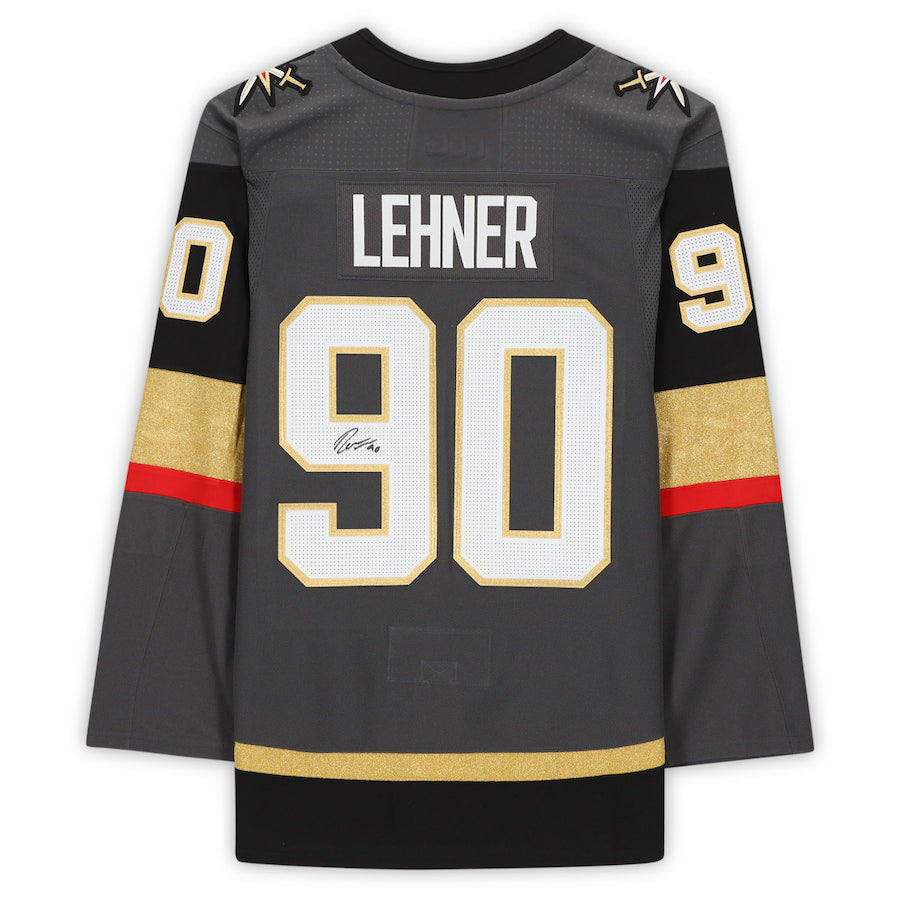 Custom #90 Gray VGK Hockey Shirt Top
