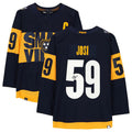 Custom #59 Navy 2022 NSH Hockey Shirt Top