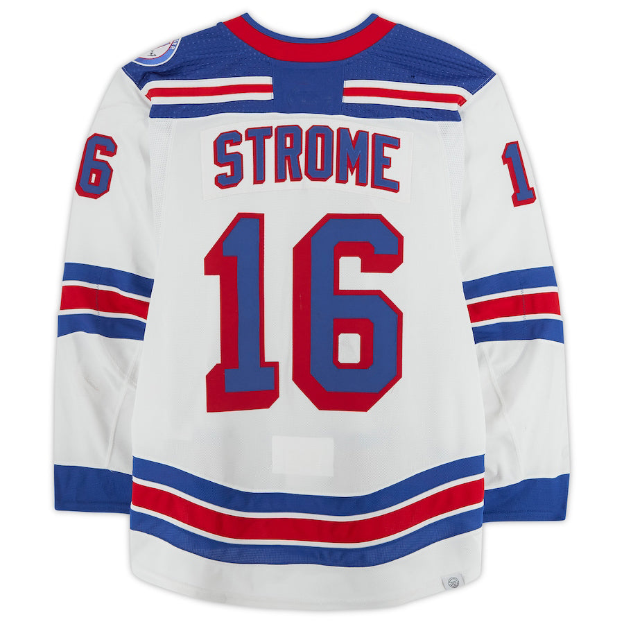 Custom #16 White 2021 Hockey Shirt Top