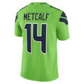 Custom #14 Neon Green SEA Football Shirt Top