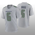 Custom #6 Gray SEA Football Shirt Top