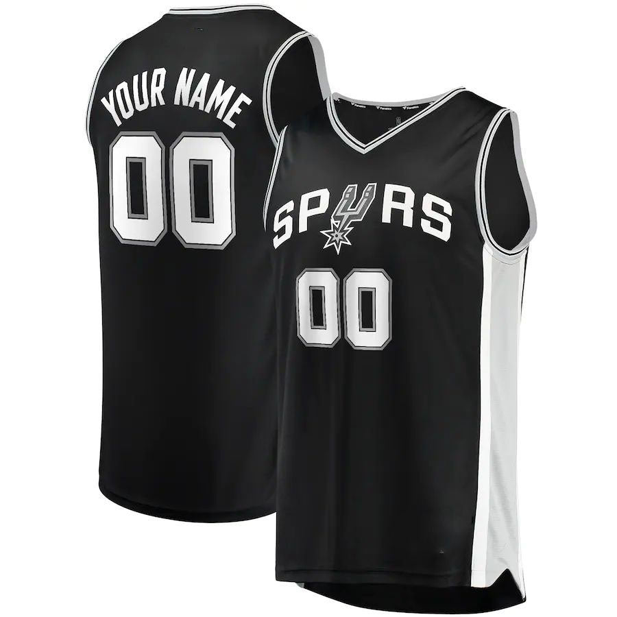Custom Black SAS Basketball Shirt Top