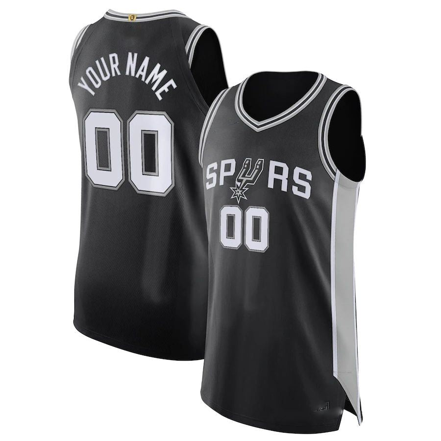 Custom Black SAS Basketball Shirt Top