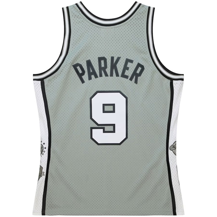 Custom #9 Gray 2023 Throwback Hall Of Fame SAS Basketball Shirt Top