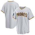 Custom White 2024 SD Baseball Shirt Top