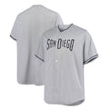 Custom Gray SD Baseball Shirt Top