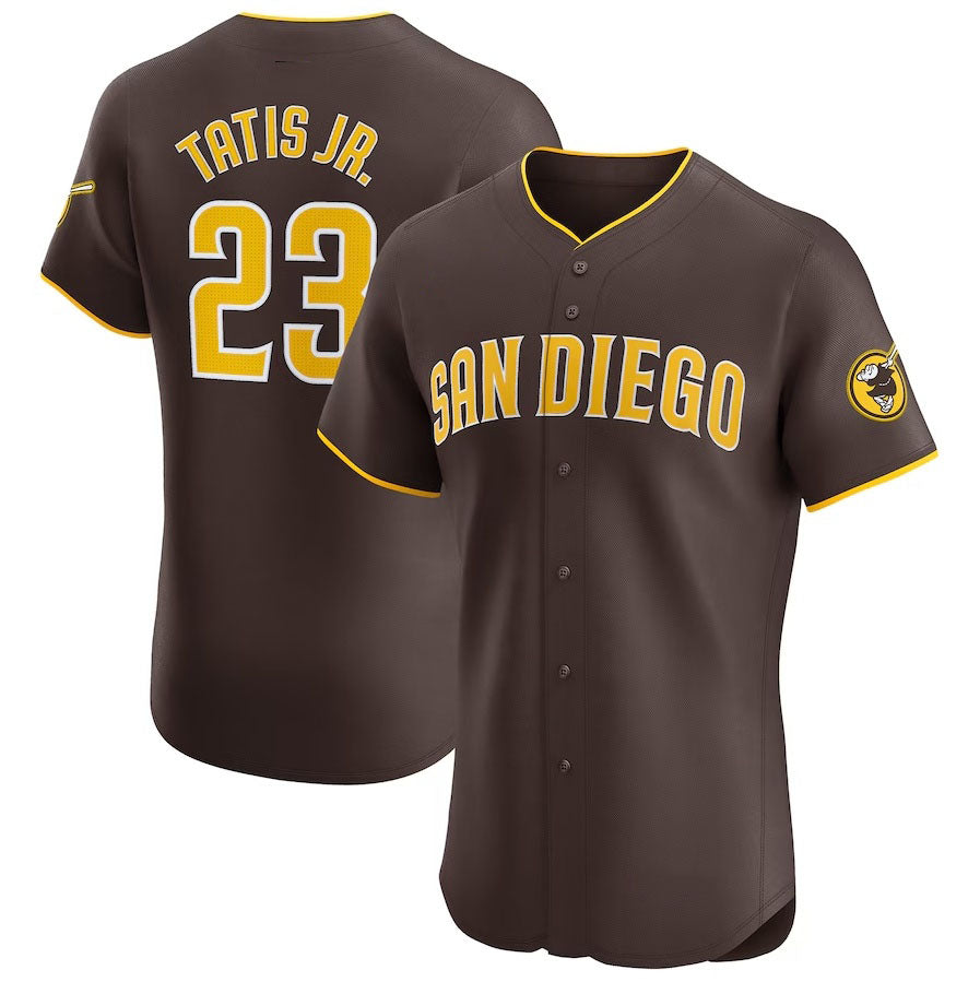 Custom #23 Brown SD Baseball Shirt Top