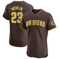 Custom #23 Brown SD Baseball Shirt Top