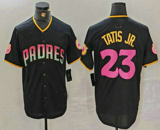 Custom #23 Black SD Baseball Shirt Top