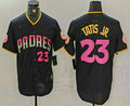 Custom #23 Black SD Baseball Shirt Top