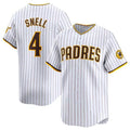 Custom #4 White 2024 SD Baseball Shirt Top