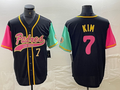 Custom #7 Black 2023 City Connect SD Baseball Shirt Top