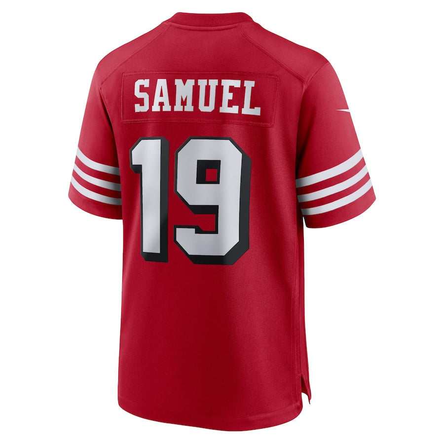 Custom #19 Scarlet SF Football Shirt Top