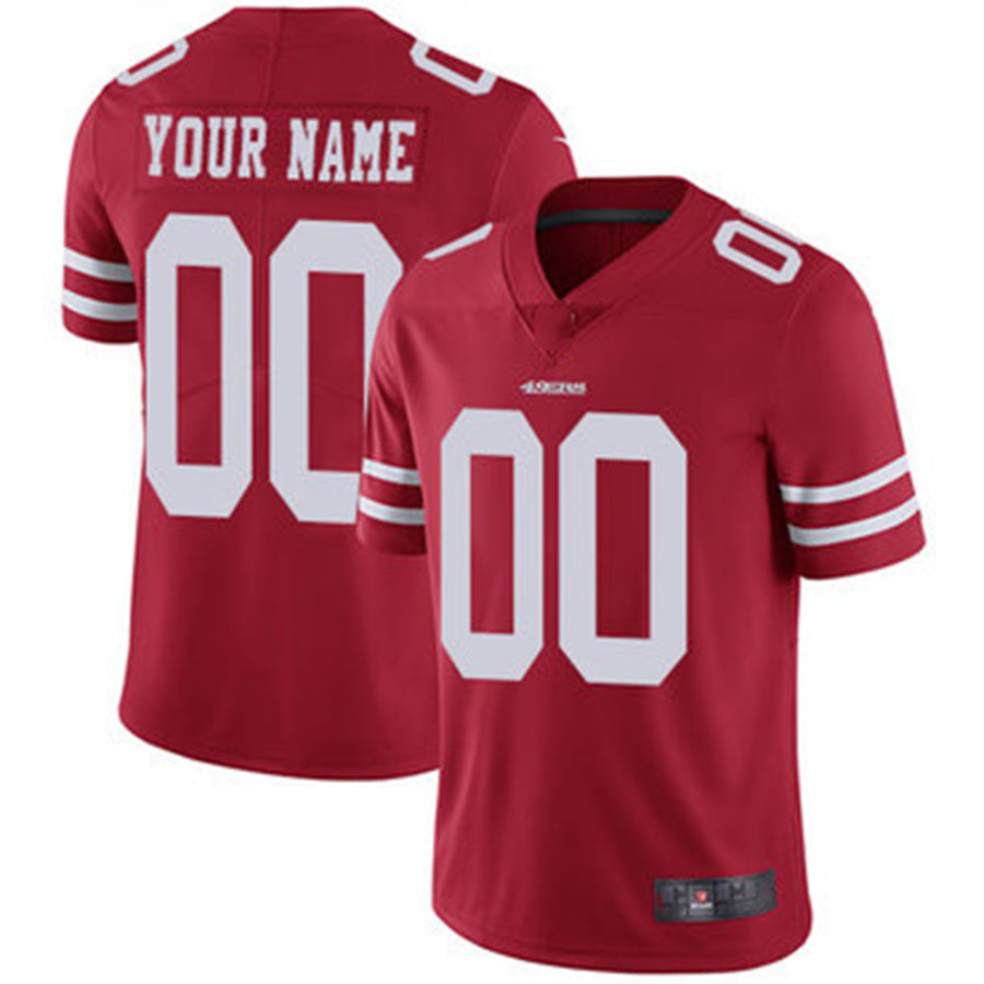 Custom Red SF Football Shirt Top