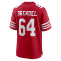 Custom #64 Scarlet SF Football Shirt Top