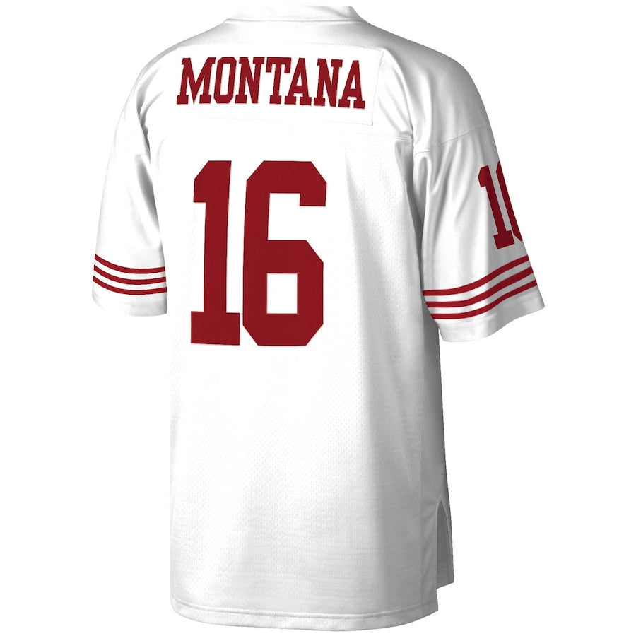 Custom #16 White SF Football Shirt Top