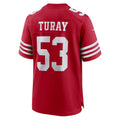Custom #53 Scarlet SF Football Shirt Top