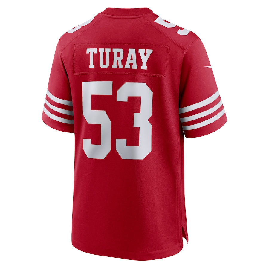 Custom #53 Scarlet SF Football Shirt Top