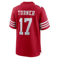 Custom #17 Scarlet SF Football Shirt Top