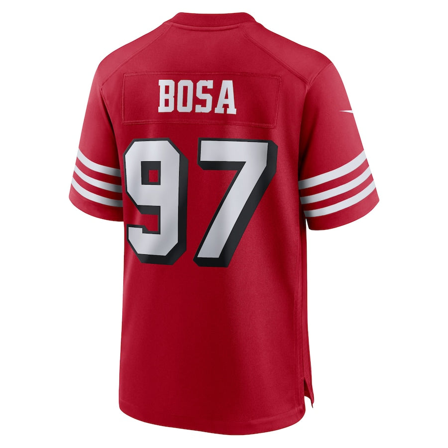 Custom #97 Scarlet SF Football Shirt Top
