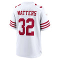 Custom #32 White SF Football Shirt Top