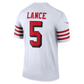 Custom #5 White SF Football Shirt Top