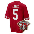 Custom #5 Black SF Football Shirt Top