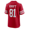 Custom #81 Scarlet SF Football Shirt Top
