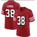Custom #38 Red SF Football Shirt Top