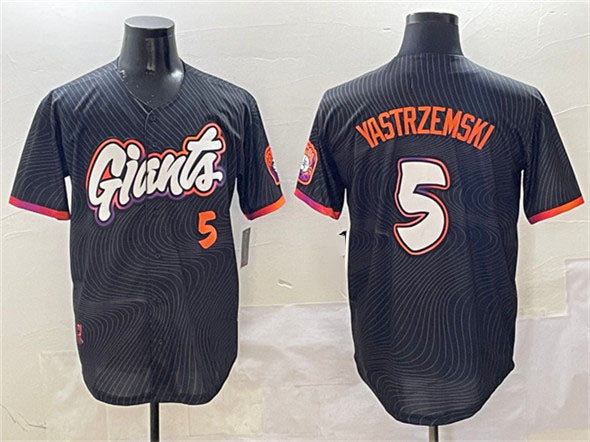 Custom #5 2025 City Connect SF Baseball Shirt Top