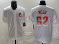 Custom #62 White City Connect SF Baseball Shirt Top