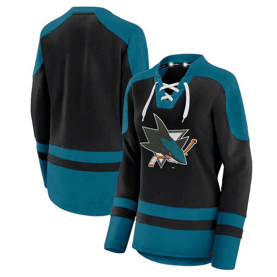 Custom Black SJS Hockey Shirt Top