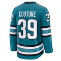 Custom #39 Teal SJS Hockey Shirt Top
