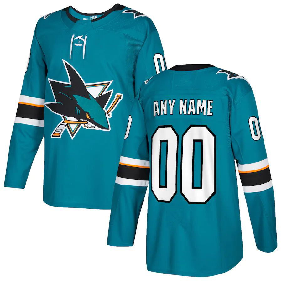Custom Teal SJS Hockey Shirt Top