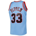 Custom #33 Light Blue 1997 CHI Basketball Shirt Top