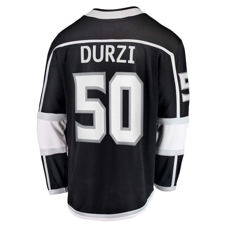 Custom #50 Black LAK Hockey Shirt Top