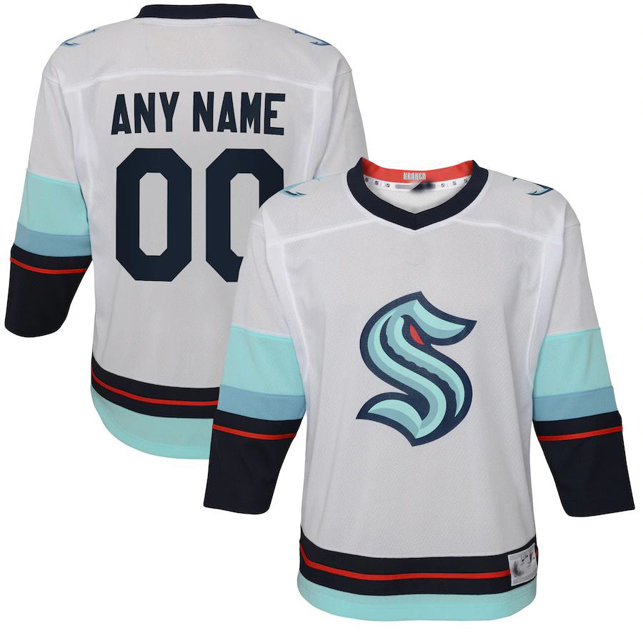 Custom White SEA Hockey Shirt Top