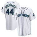 Custom #44 White SEA Baseball Shirt Top