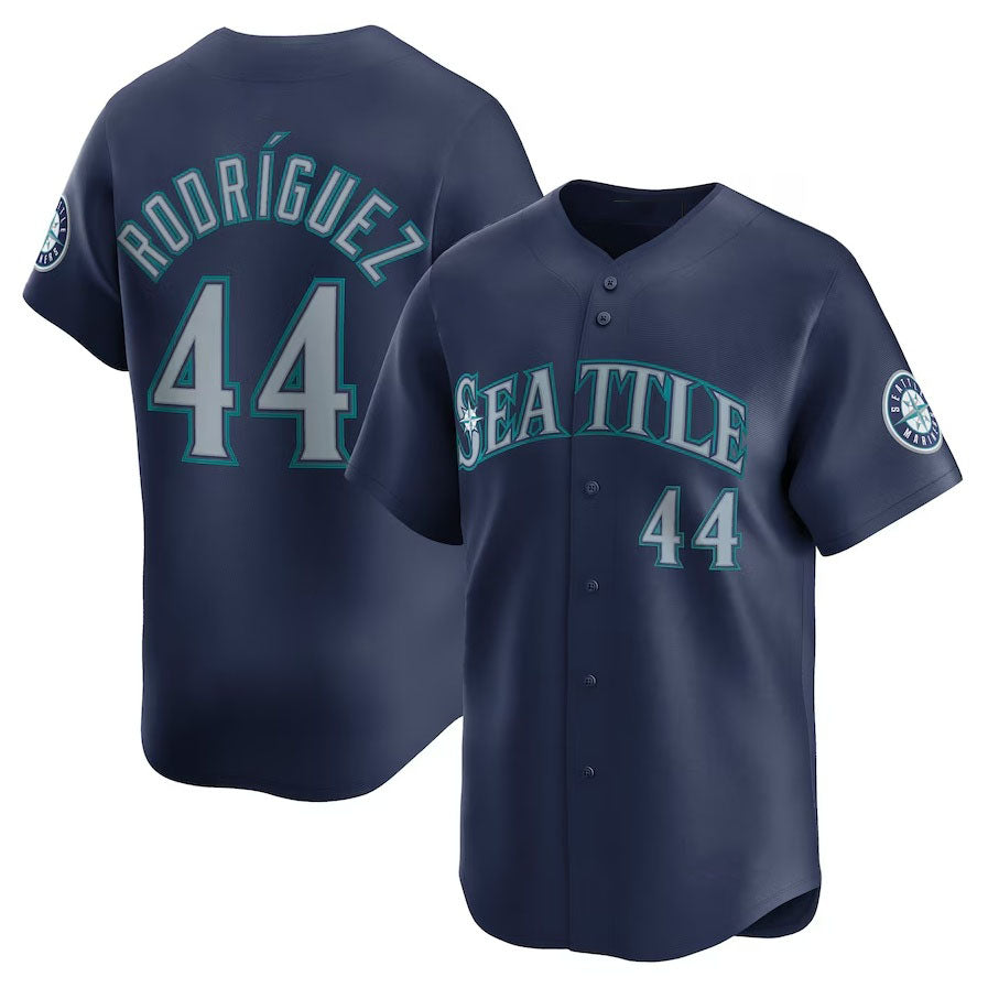 Custom #44 Navy SEA Baseball Shirt Top